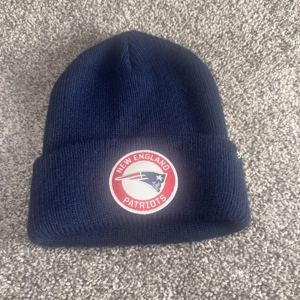 New England Patriots NFL Ice Block Cuff Knit Winter
